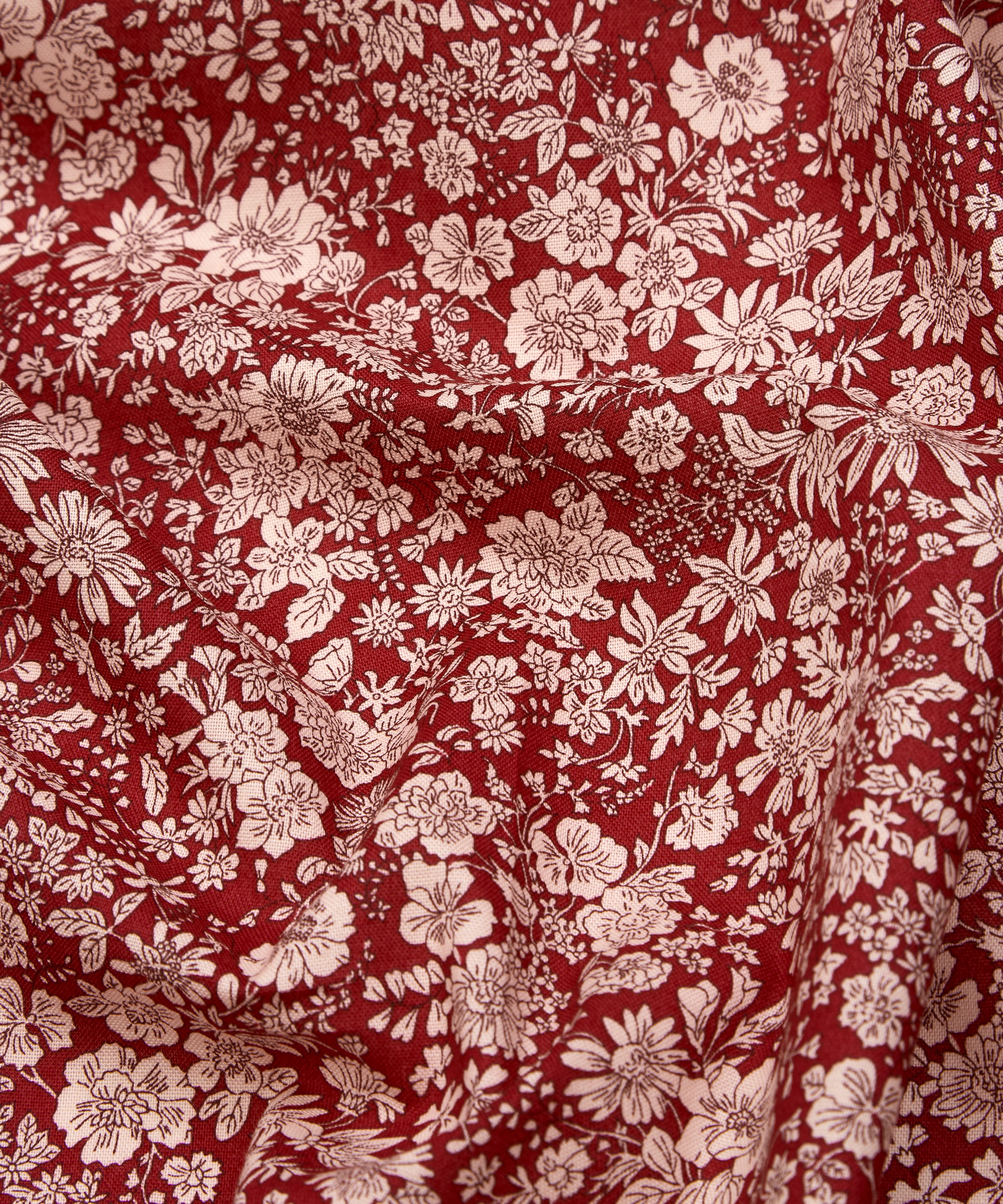 Liberty Fabrics - Claret Emily Belle Lasenby Quilting Cotton image number 3