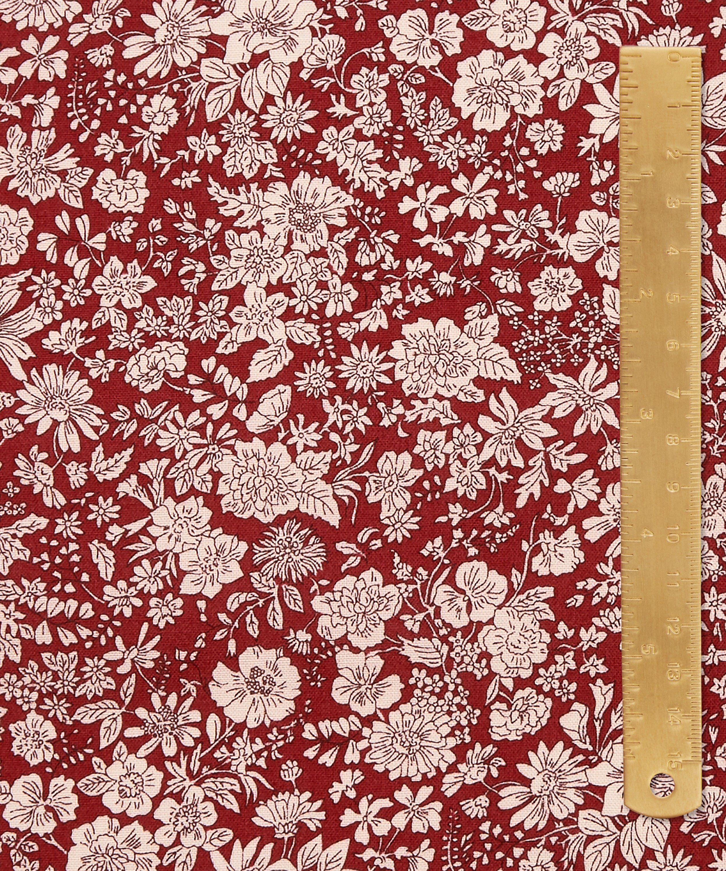 Liberty Fabrics - Claret Emily Belle Lasenby Quilting Cotton image number 4