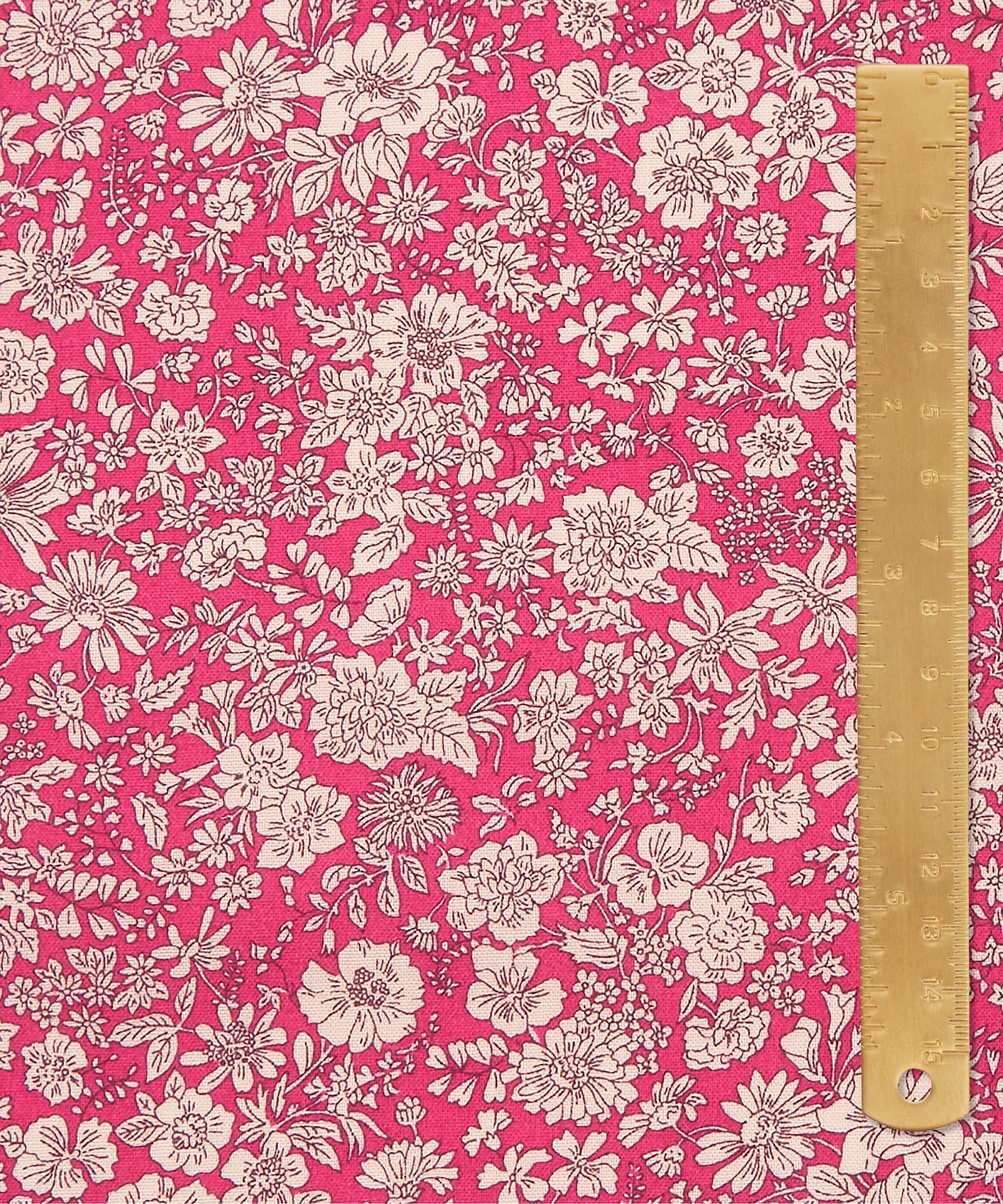 Liberty Fabrics - Bright Pink Emily Belle Lasenby Quilting Cotton image number 4