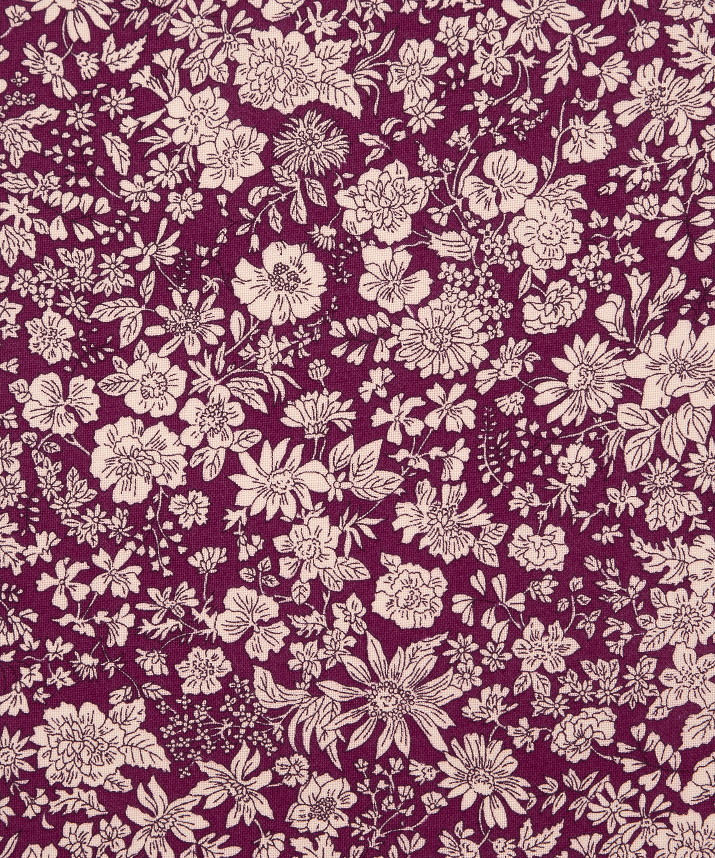 Liberty Fabrics Plum Emily Belle Lasenby Quilting Cotton | Liberty