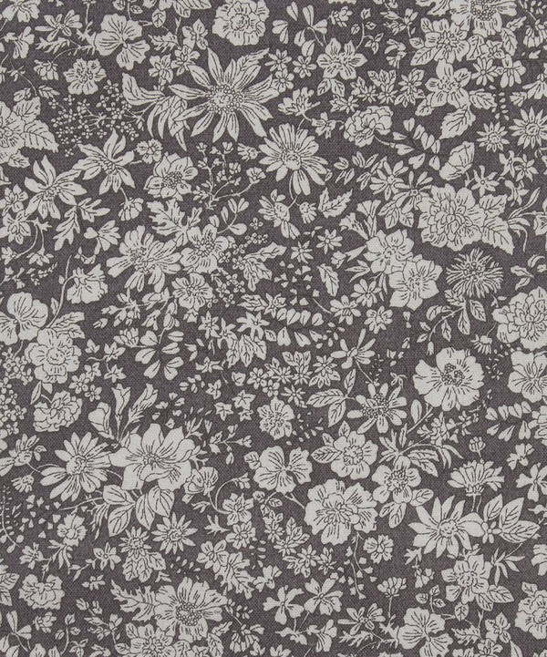 Liberty Fabrics - Charcoal Emily Belle Lasenby Quilting Cotton image number null