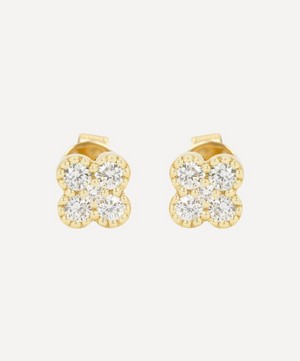 Kojis - Diamond Cluster Stud Earrings image number 0