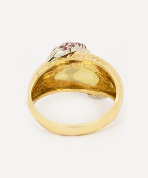 Kojis - 18ct Gold 1940s Ruby and Diamond Ring image number 3