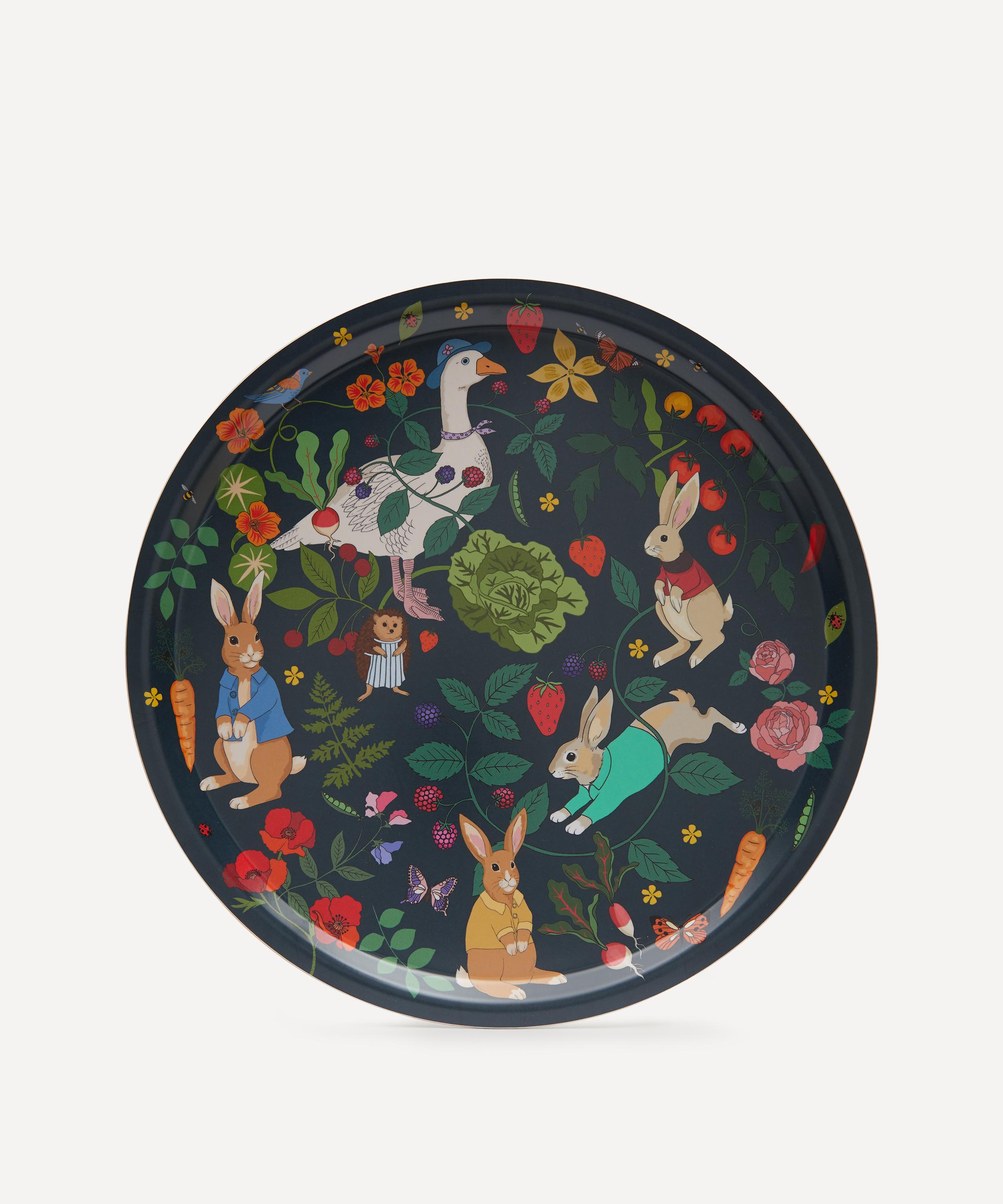 Avenida Home - Peter Rabbit Round Birch Wood Tray
