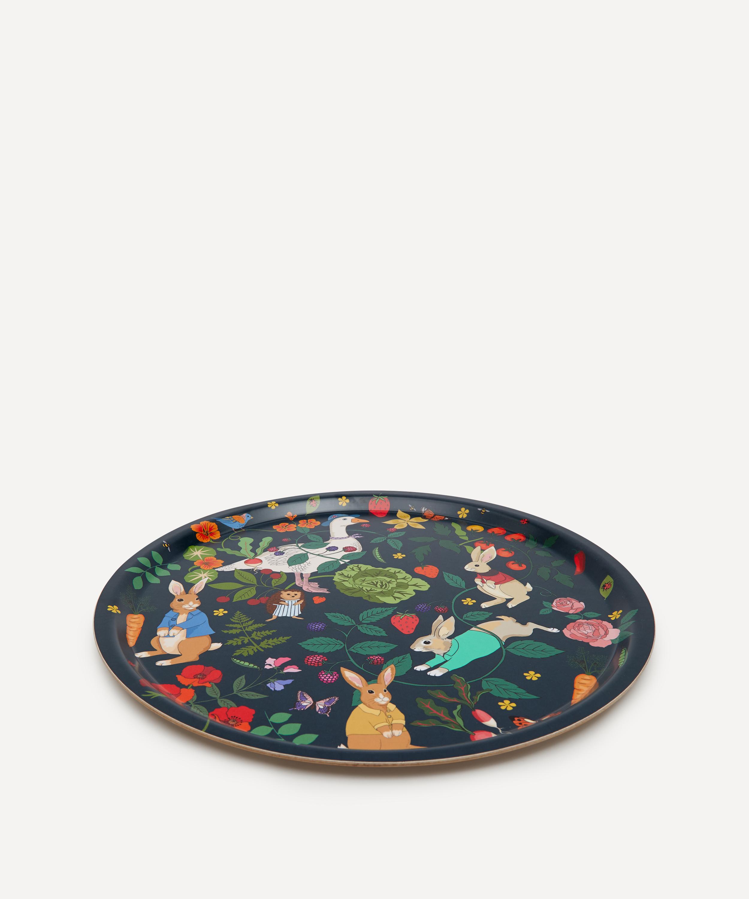 Avenida Home - Peter Rabbit Round Birch Wood Tray image number 1
