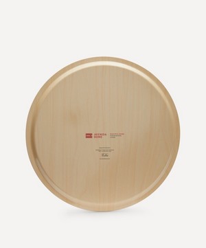 Avenida Home - Geese Round Birch Wood Tray image number 1