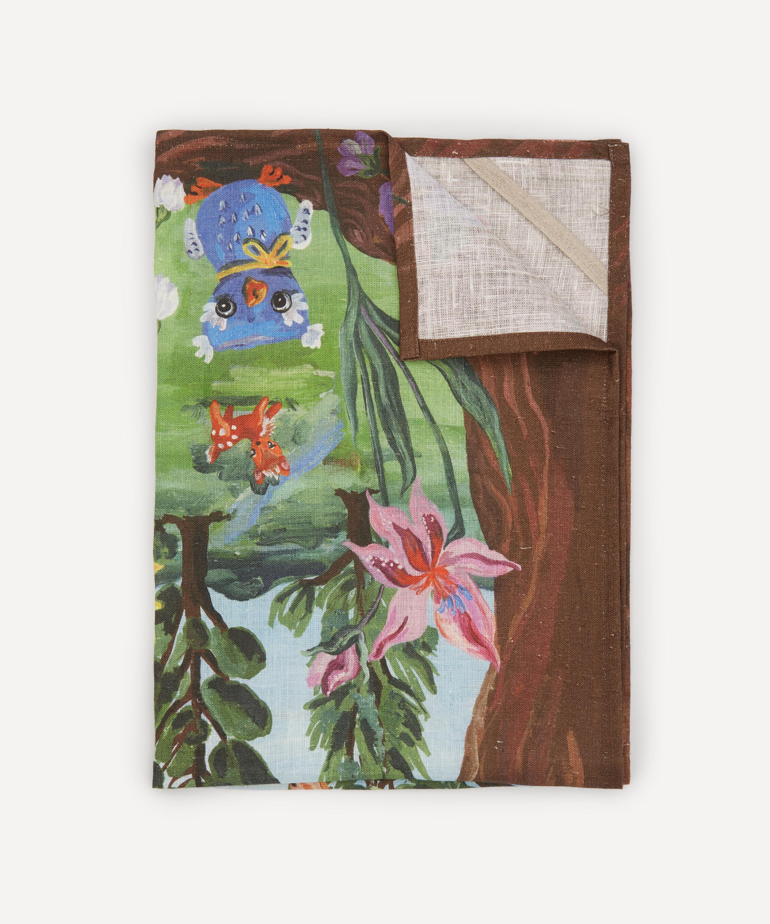 Avenida Home - The Nest 70x50cm Linen Tea Towel image number 1