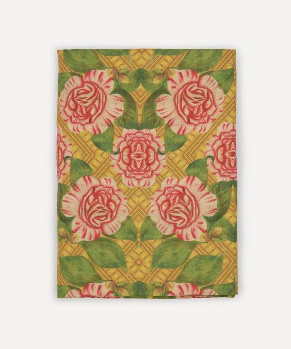 Avenida Home - Charming Camellia Linen Tablecloth