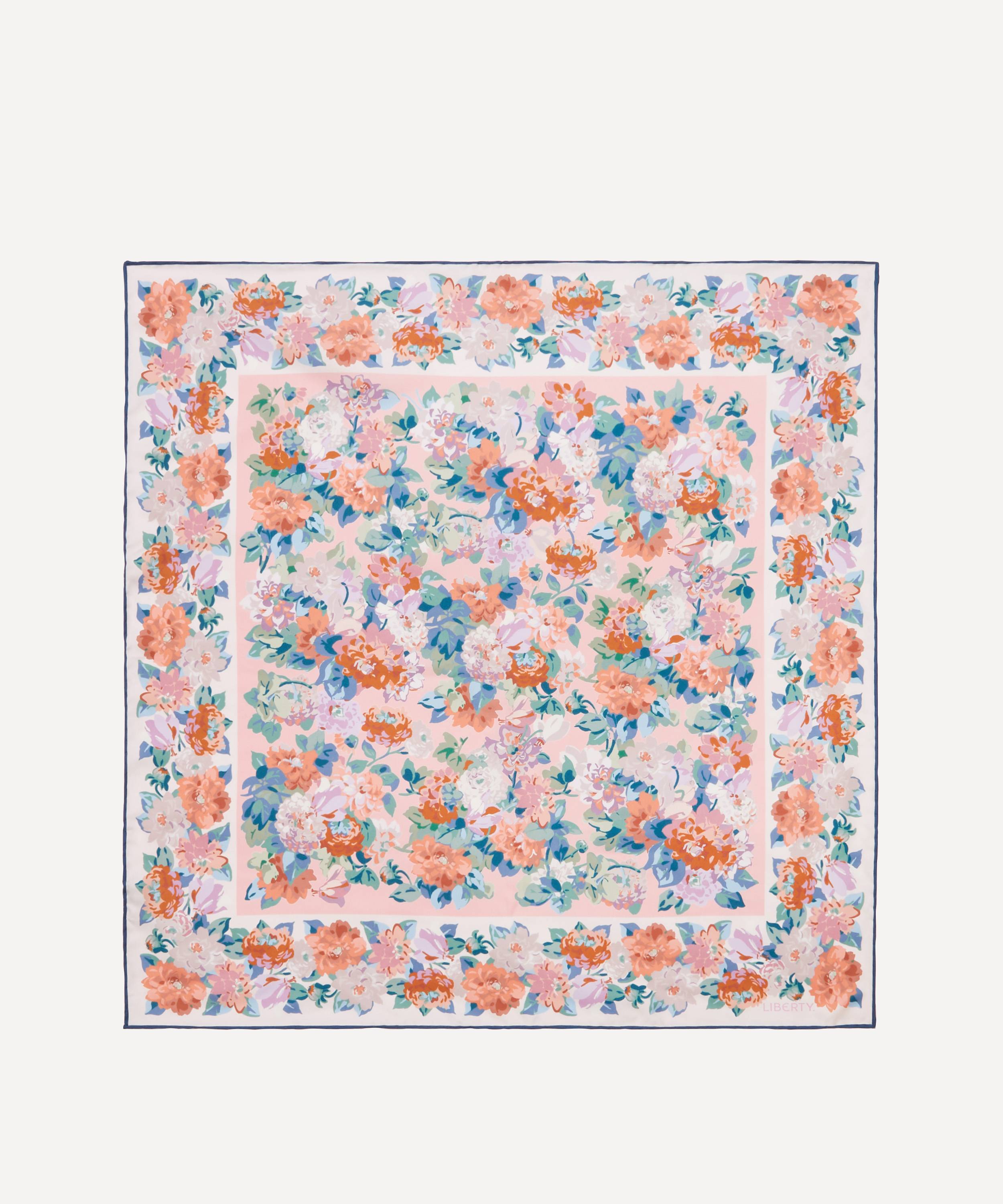 Chatsworth Garden 70 x 70cm Silk Twill Scarf | Liberty