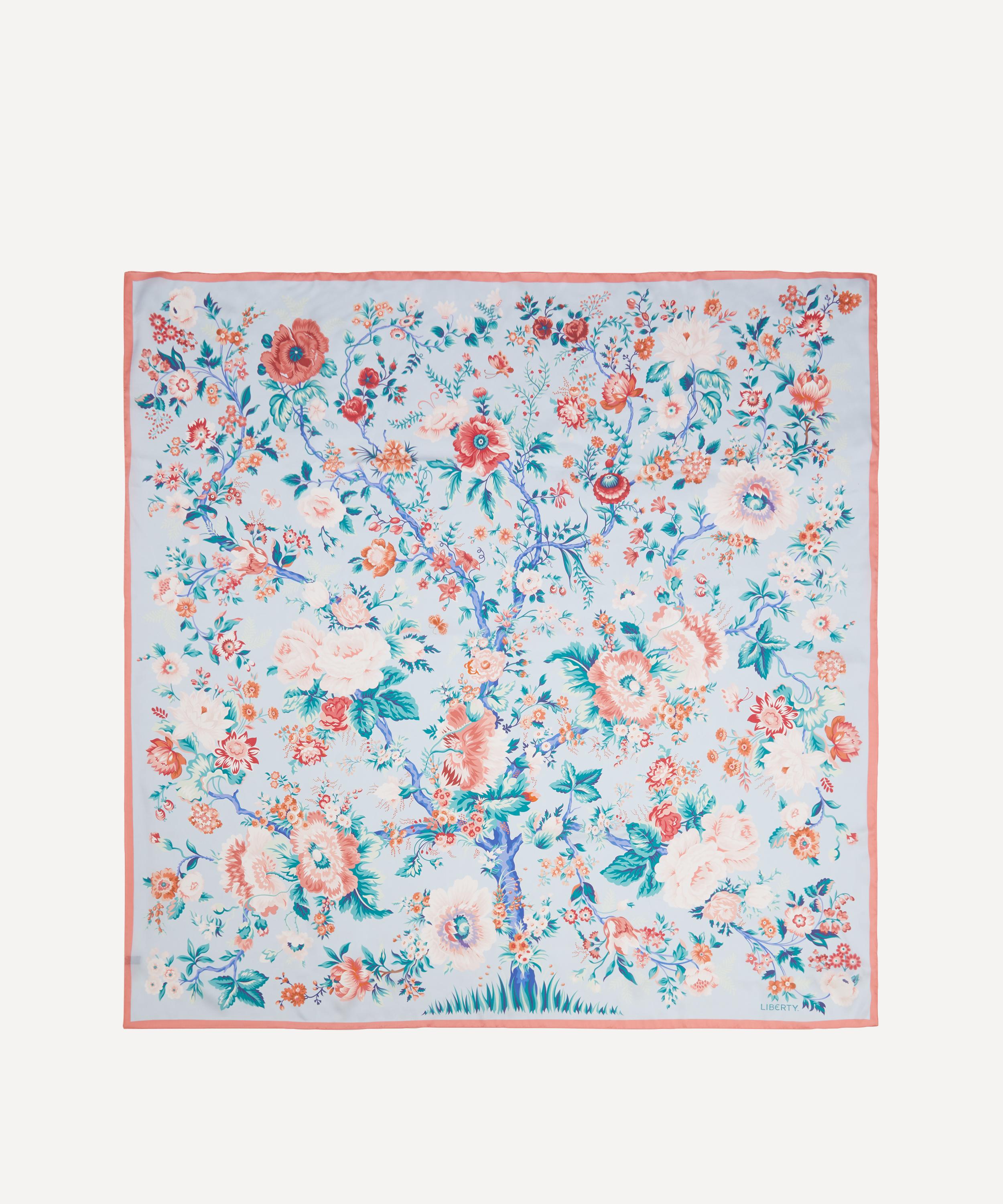 Liberty - Garden of Life 140 x 140cm Silk Twill Scarf image number 0
