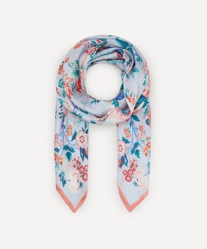 Liberty - Garden of Life 140 x 140cm Silk Twill Scarf image number 1