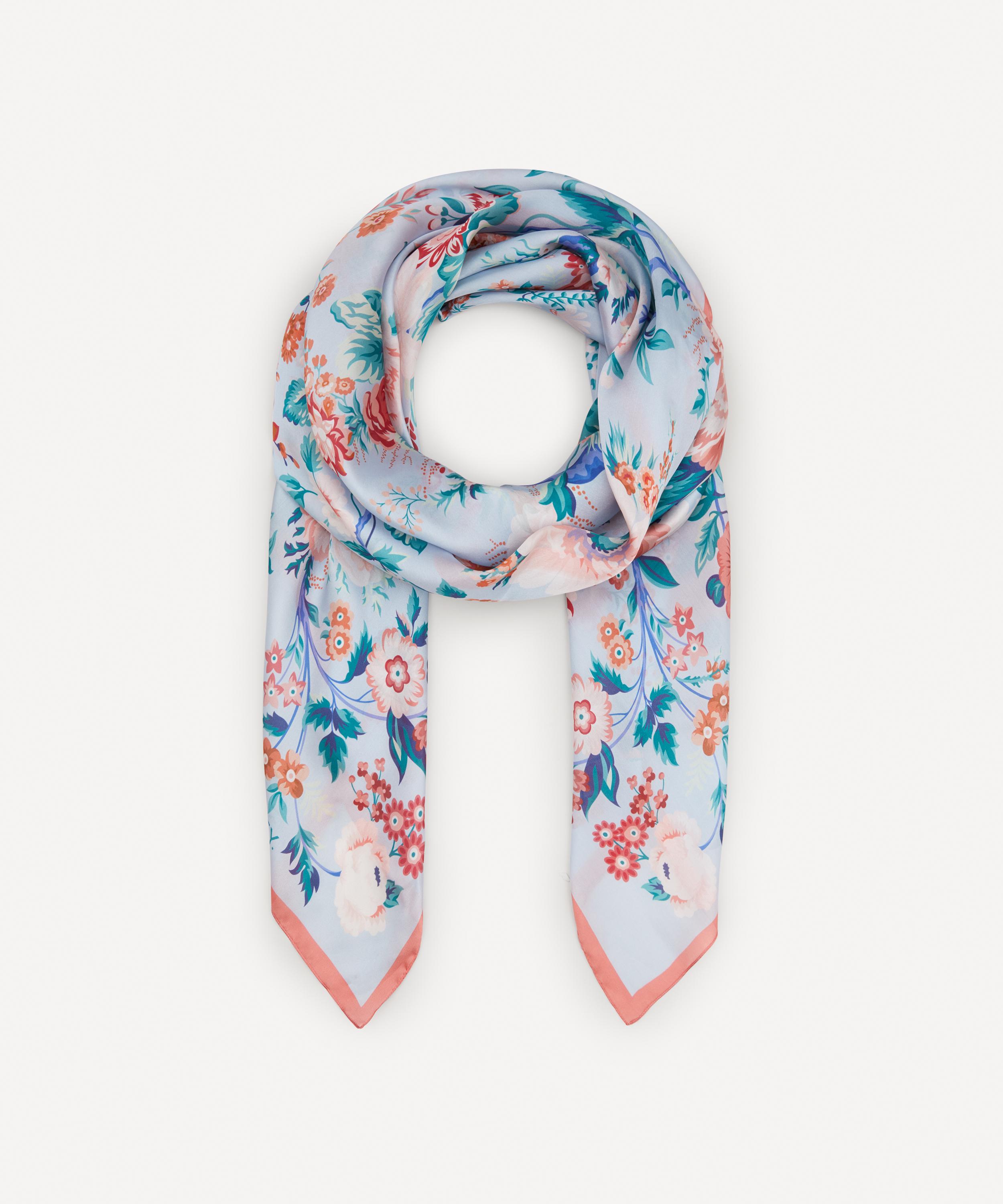 Liberty - Garden of Life 140 x 140cm Silk Twill Scarf image number 1