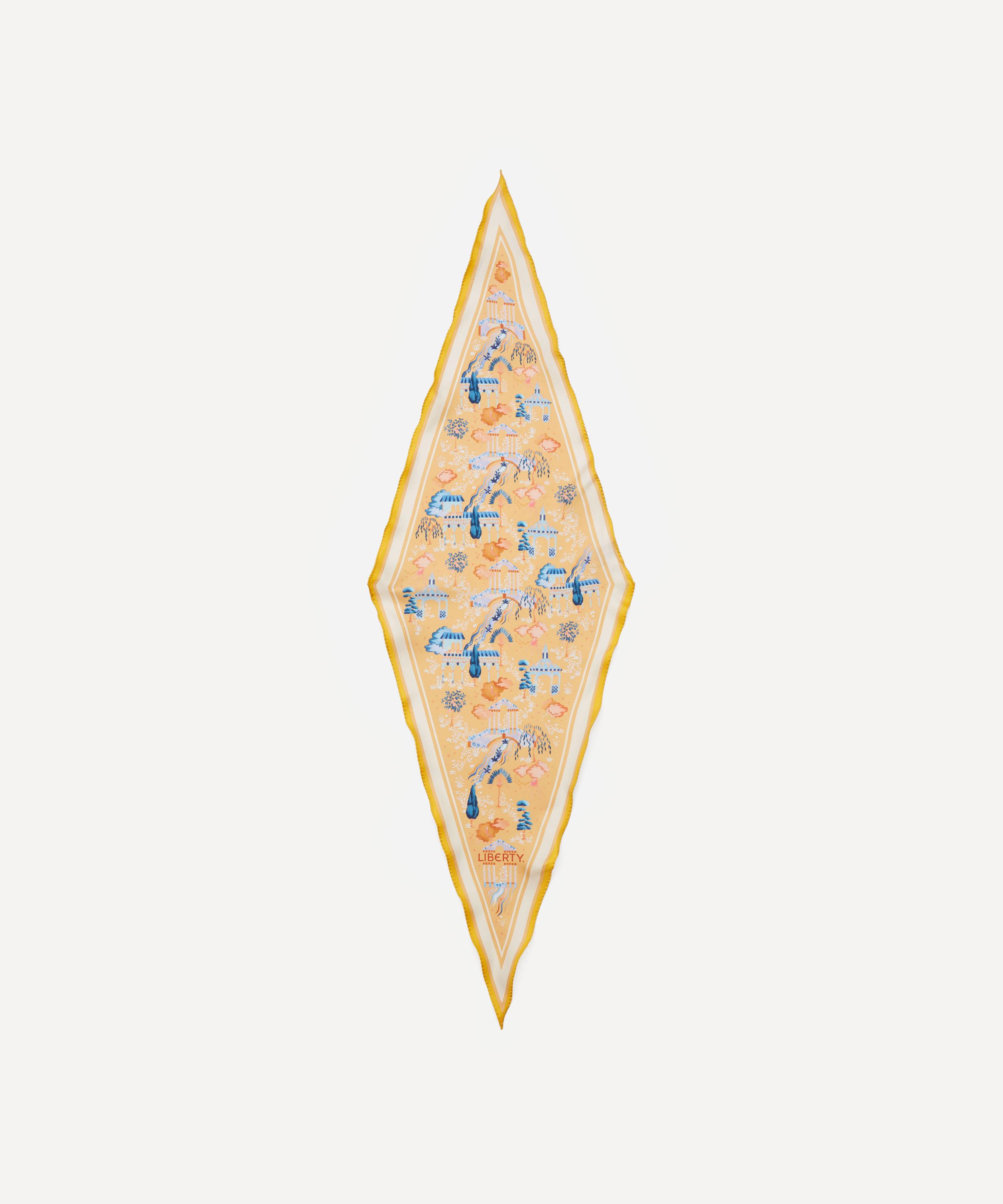 Liberty - Kingdom 106 x 36cm Silk Twill Lozenge Scarf image number 0