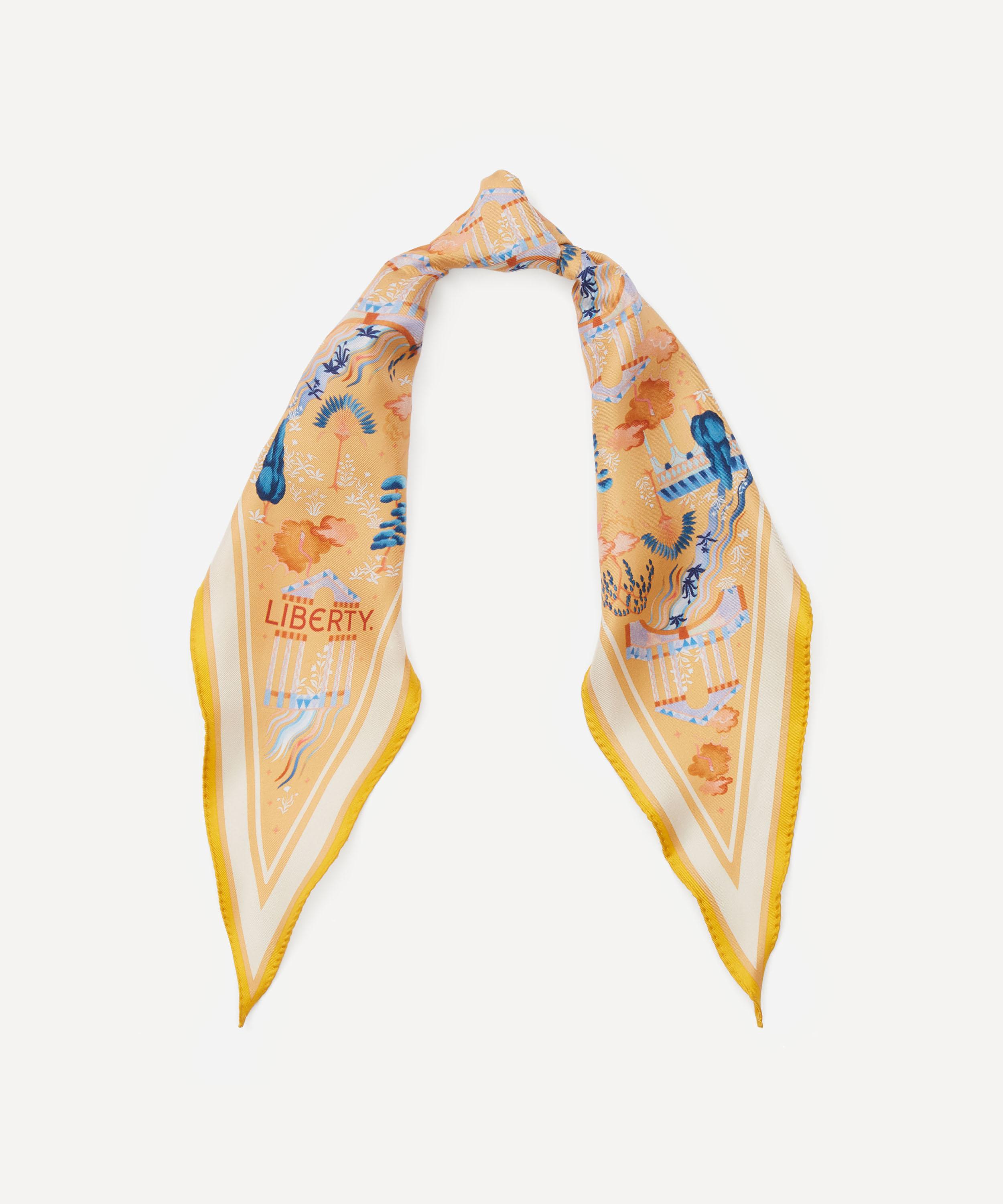 Liberty - Kingdom 106 x 36cm Silk Twill Lozenge Scarf image number 2