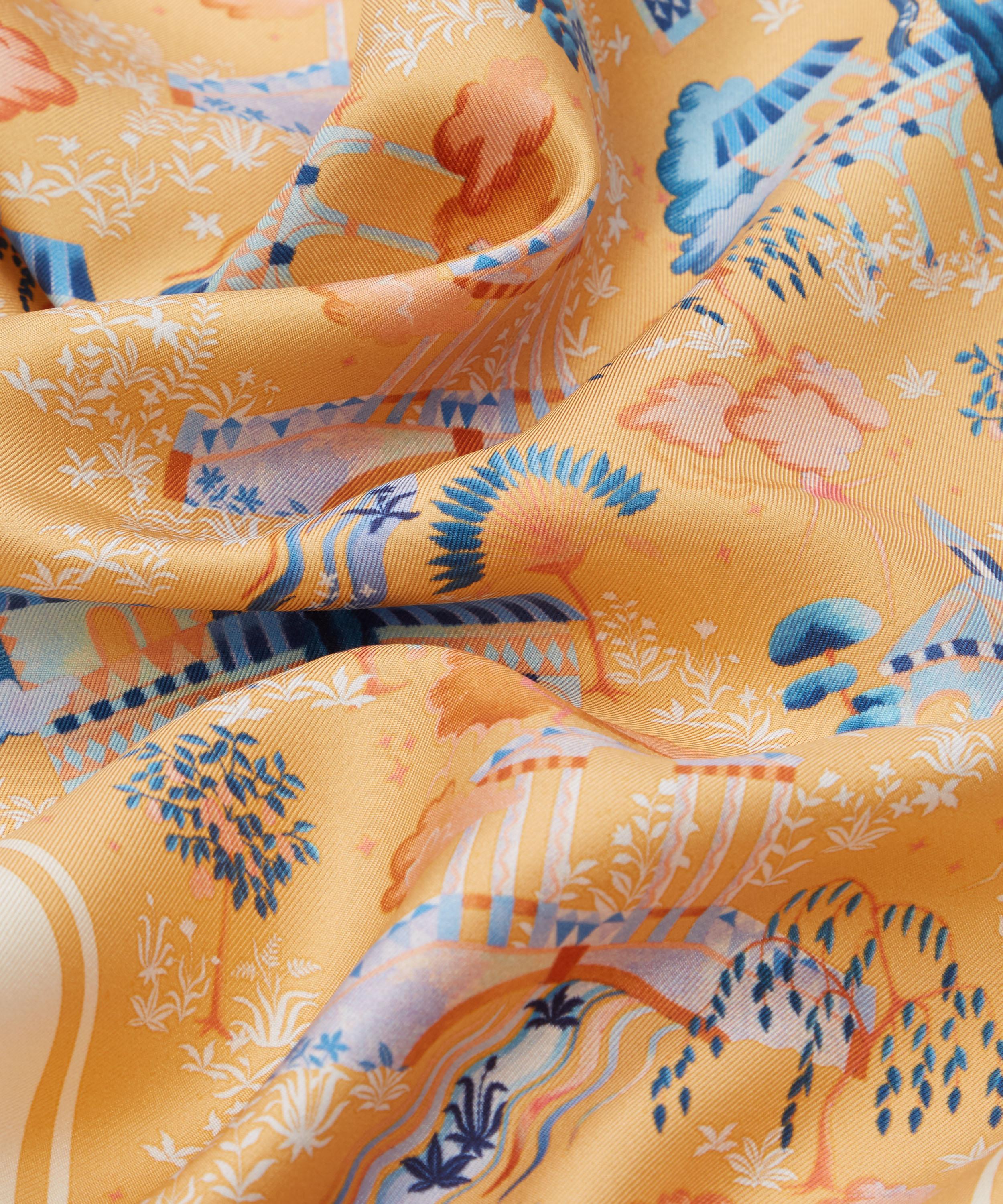 Liberty - Kingdom 106 x 36cm Silk Twill Lozenge Scarf image number 3