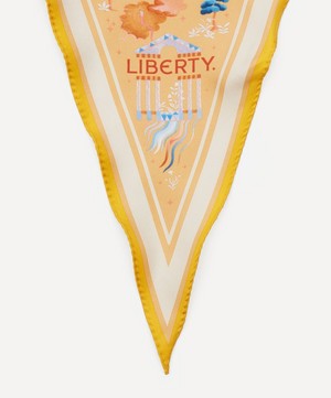 Liberty - Kingdom 106 x 36cm Silk Twill Lozenge Scarf image number 4