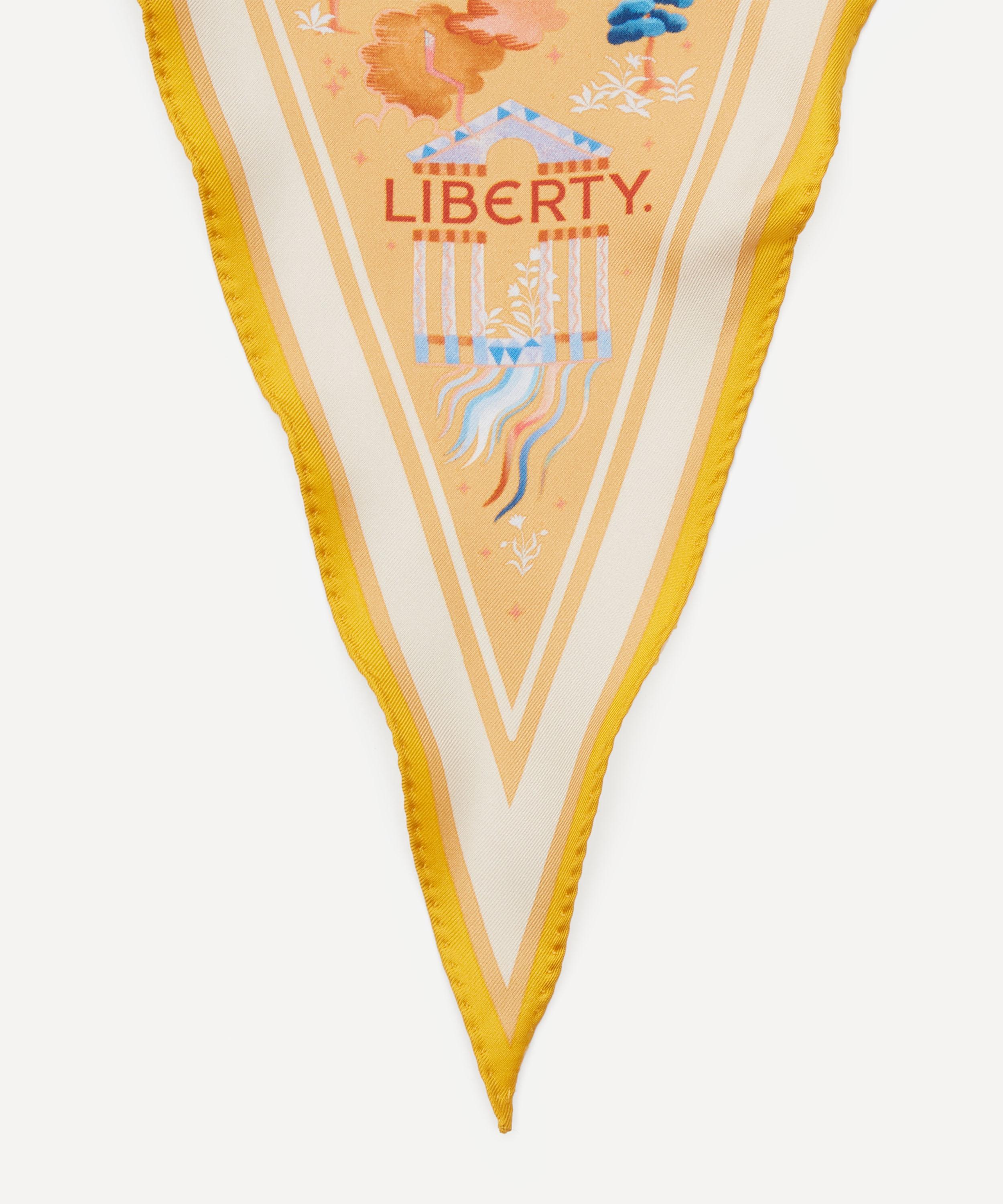 Liberty - Kingdom 106 x 36cm Silk Twill Lozenge Scarf image number 4
