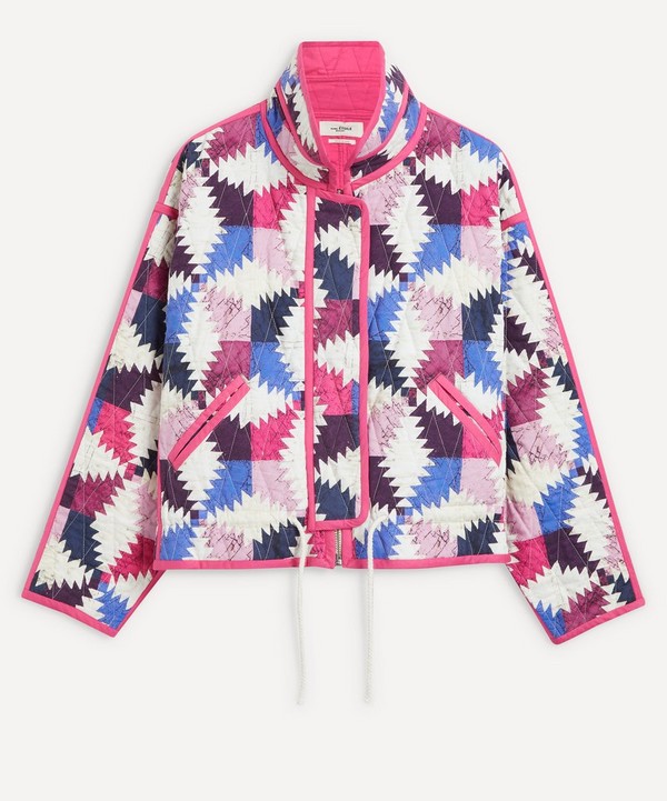 Isabel Marant Étoile - Hazzle Graphic Quilted Jacket image number null
