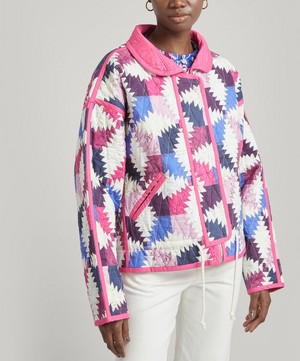 Isabel Marant Étoile - Hazzle Graphic Quilted Jacket image number 1