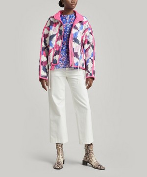 Isabel Marant Étoile - Hazzle Graphic Quilted Jacket image number 2