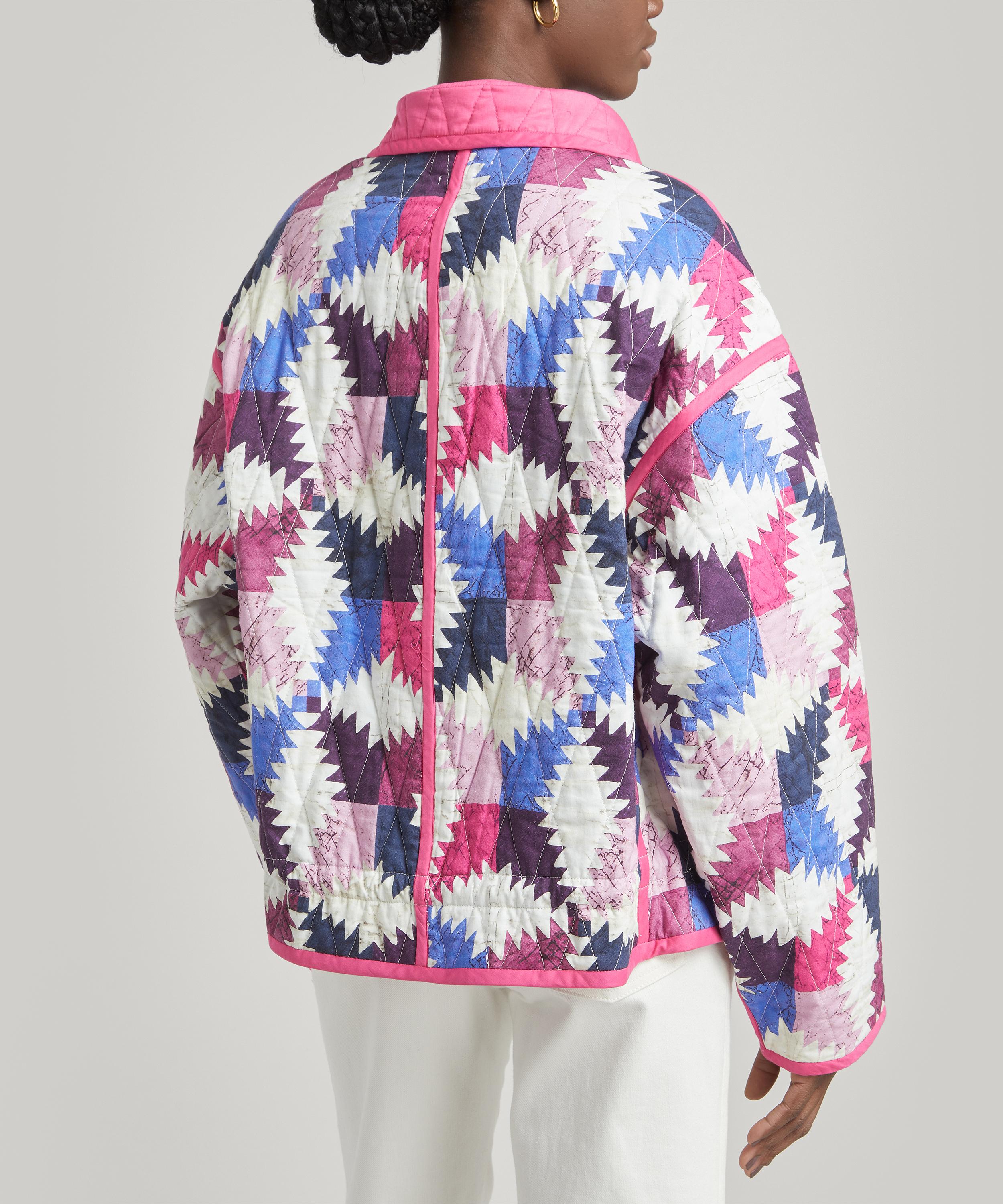 Isabel Marant toile Hazzle Graphic Quilted Jacket Liberty