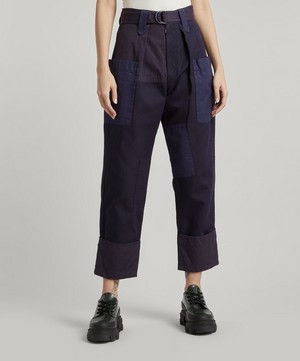 Isabel Marant Étoile - Keyega Patchwork Cargo Trousers image number 1
