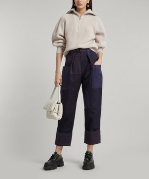 Isabel Marant Étoile - Keyega Patchwork Cargo Trousers image number 2