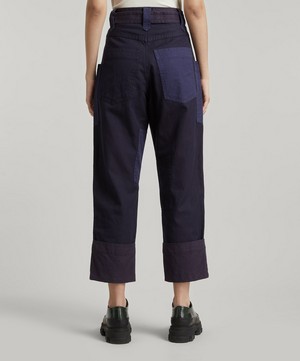Isabel Marant Étoile - Keyega Patchwork Cargo Trousers image number 3