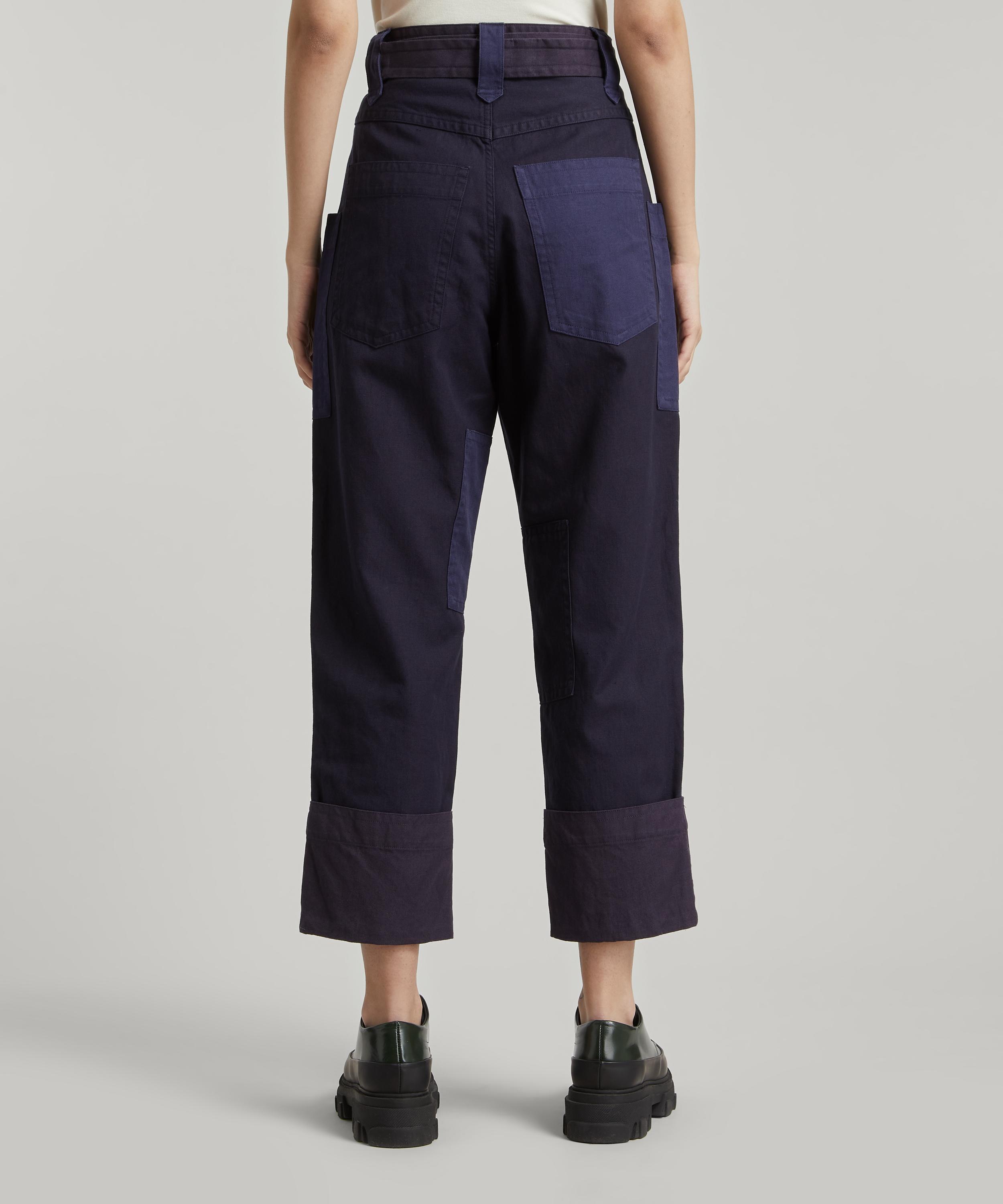 Isabel Marant Étoile - Keyega Patchwork Cargo Trousers image number 3