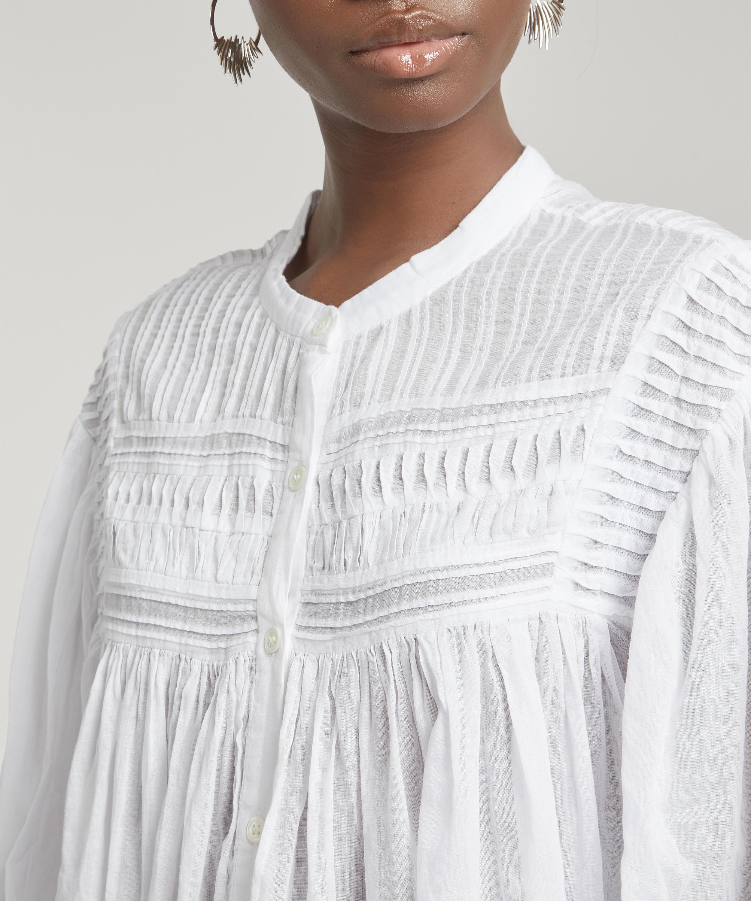 Isabel Marant Étoile - Plalia Keyhole Shirt image number 4