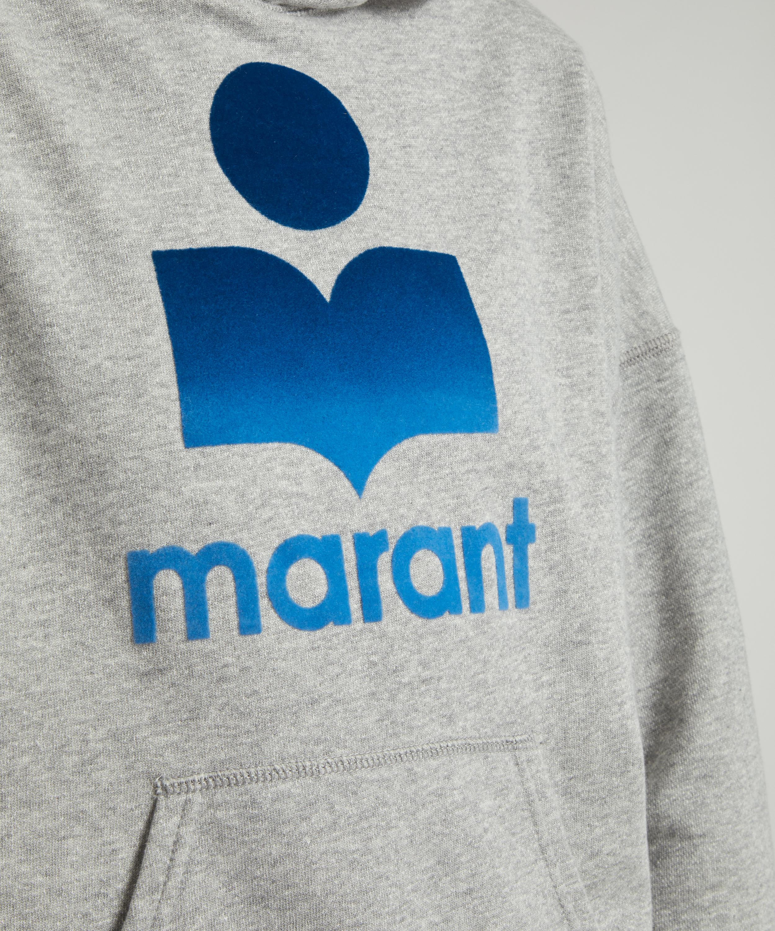 Isabel Marant Étoile Mansell logo-print hoodie - Neutrals