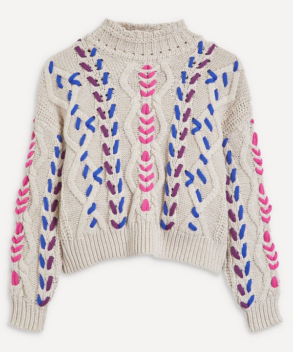 Isabel Marant Étoile - Zola Cable-Knit Jumper image number null