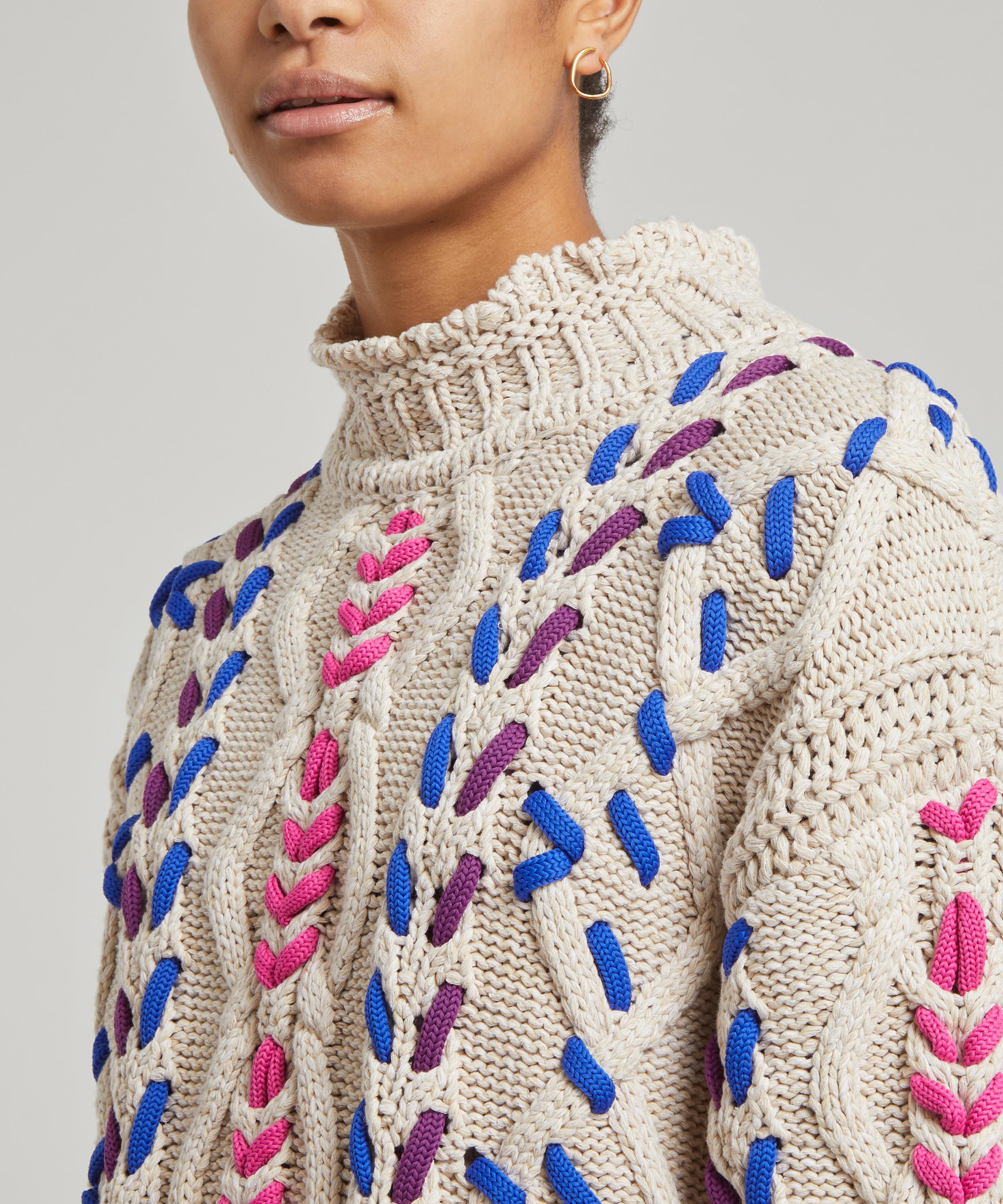 Isabel Marant Etoile Zola Cable Knit Jumper Liberty