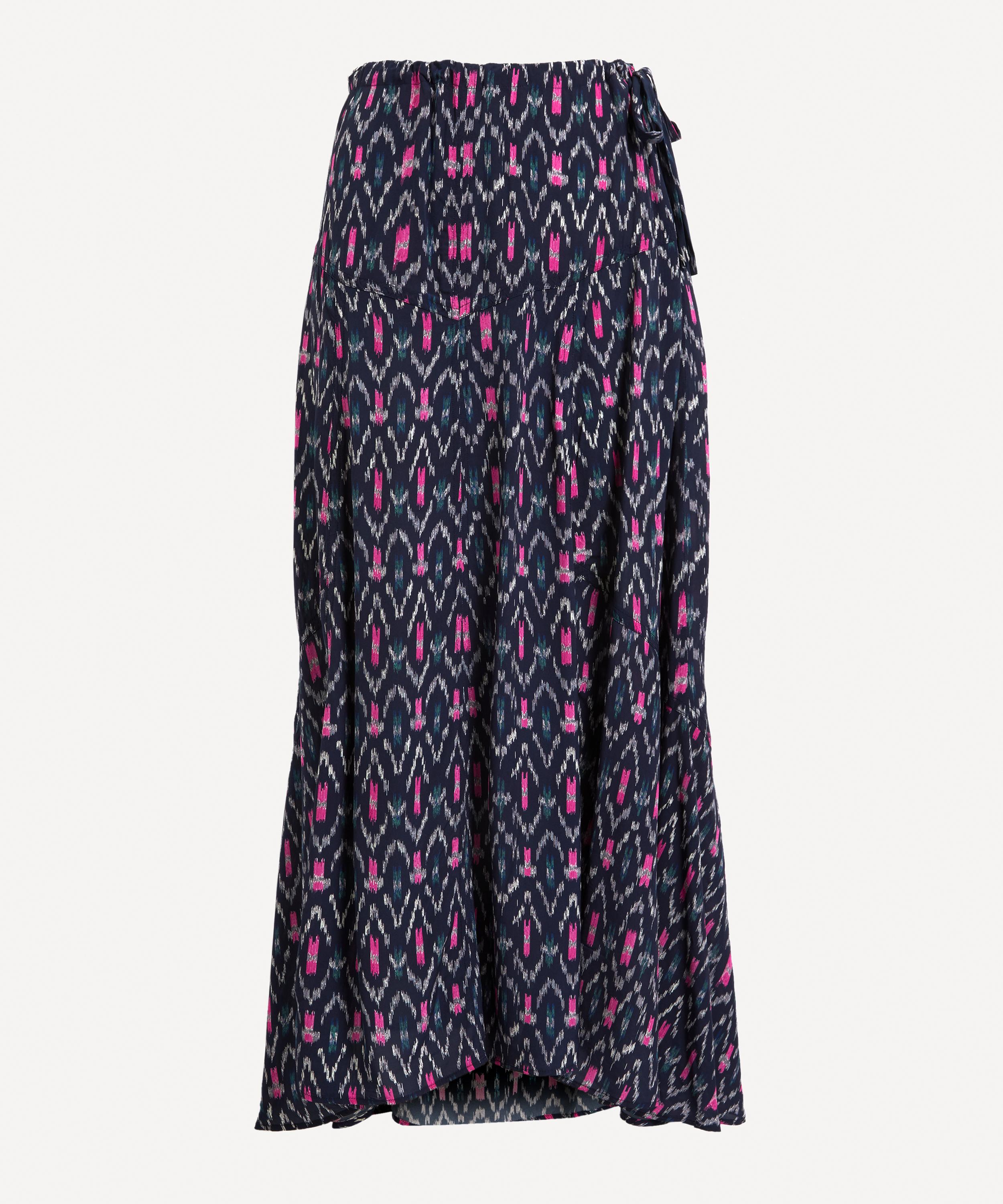 Isabel Marant Étoile - Alona Ikat Flared Skirt image number 0