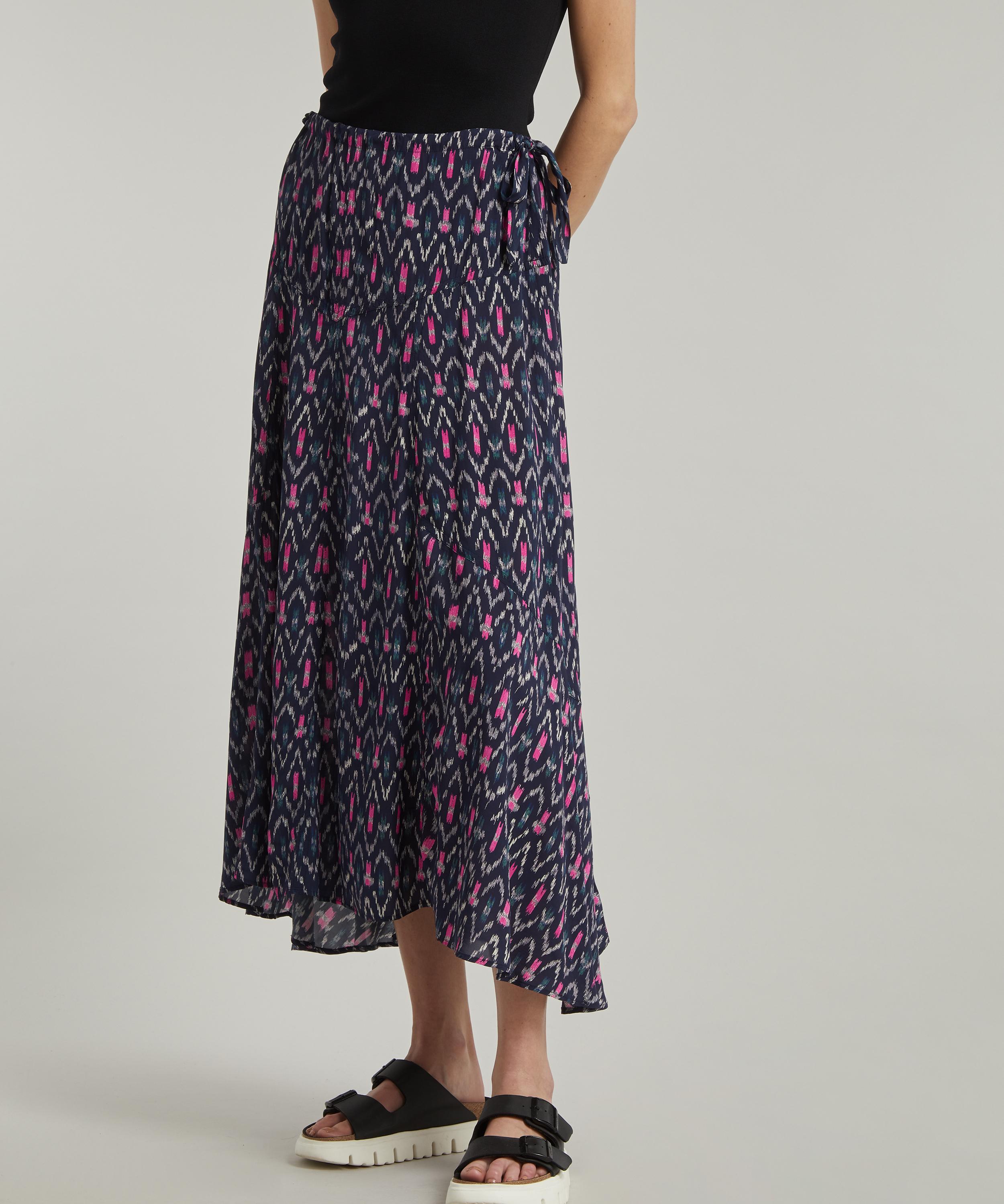 Isabel Marant Étoile Alona Ikat Flared Skirt