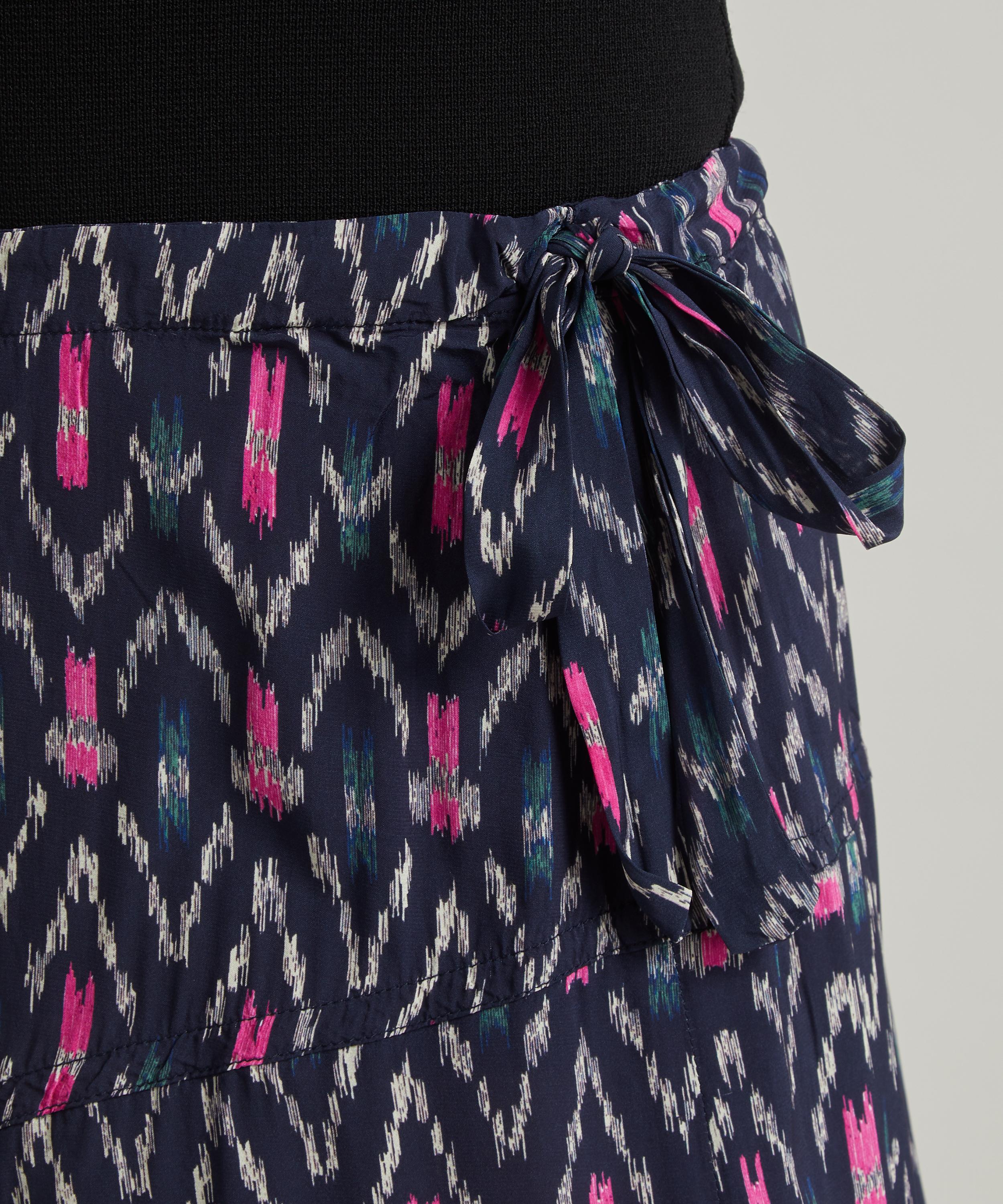 Isabel Marant Étoile - Alona Ikat Flared Skirt image number 4
