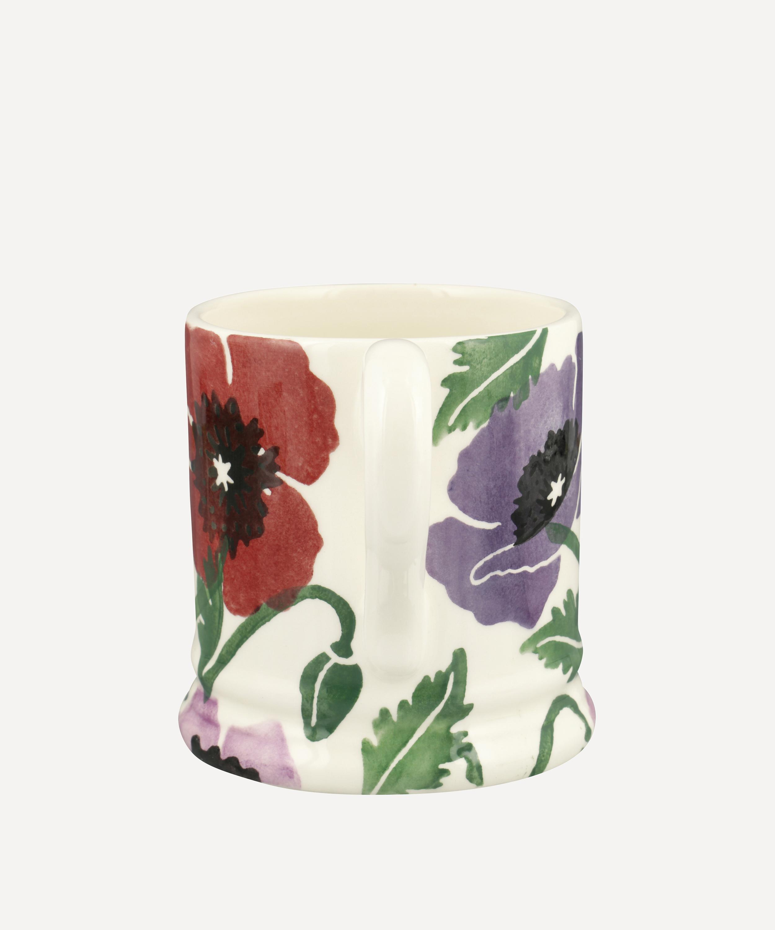 Emma Bridgewater Purple Poppies Half-Mug