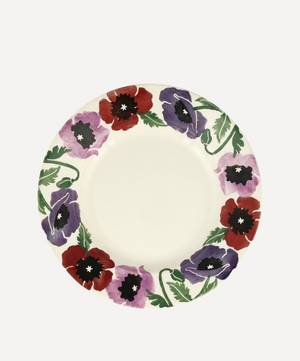 Purple Poppies 10.5-Inch Plate
