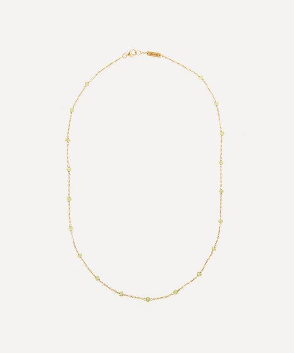Liberty - 9ct Gold Pepper Peridot Necklace