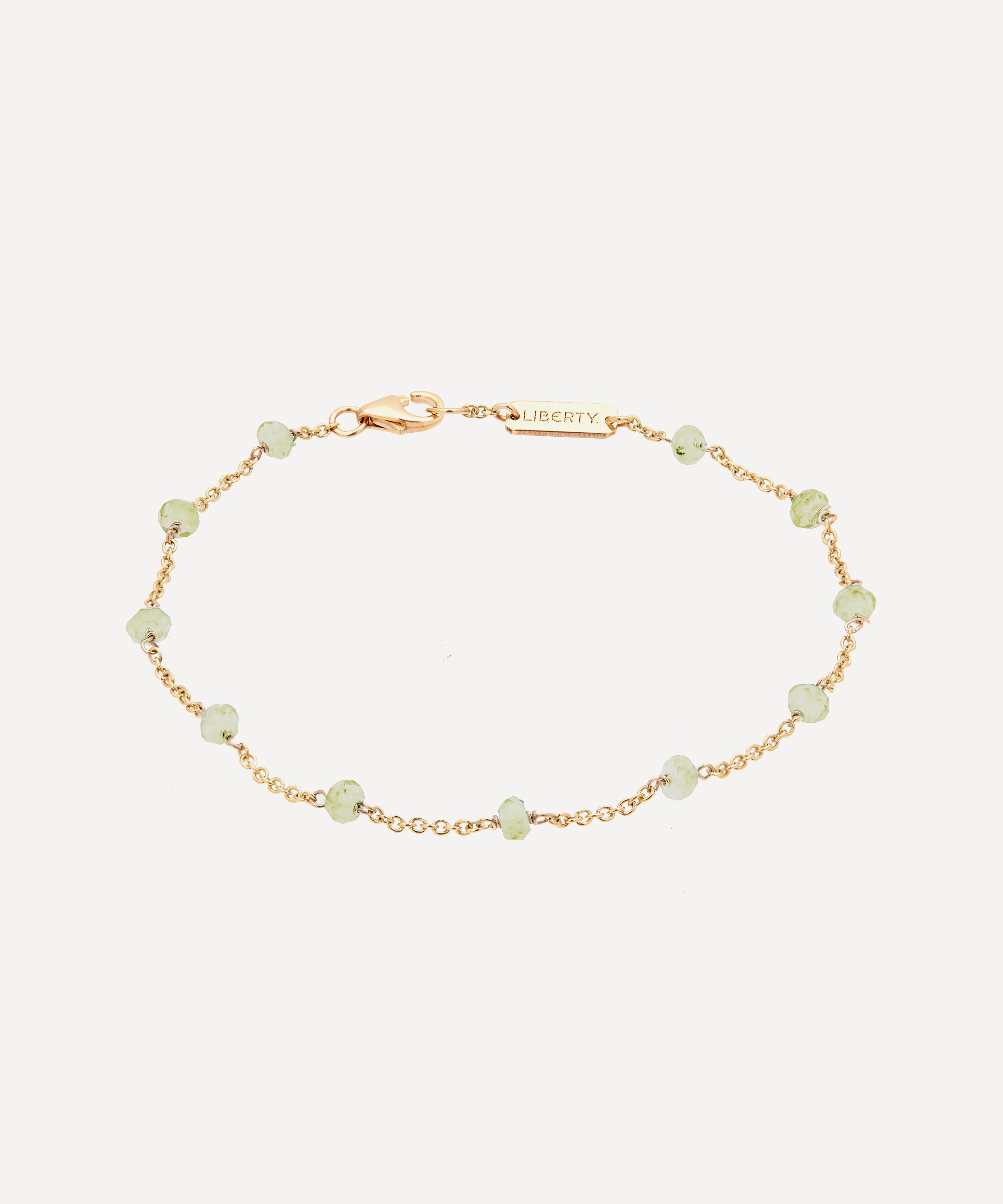 Liberty - 9ct Gold Pepper Peridot Bracelet image number 0