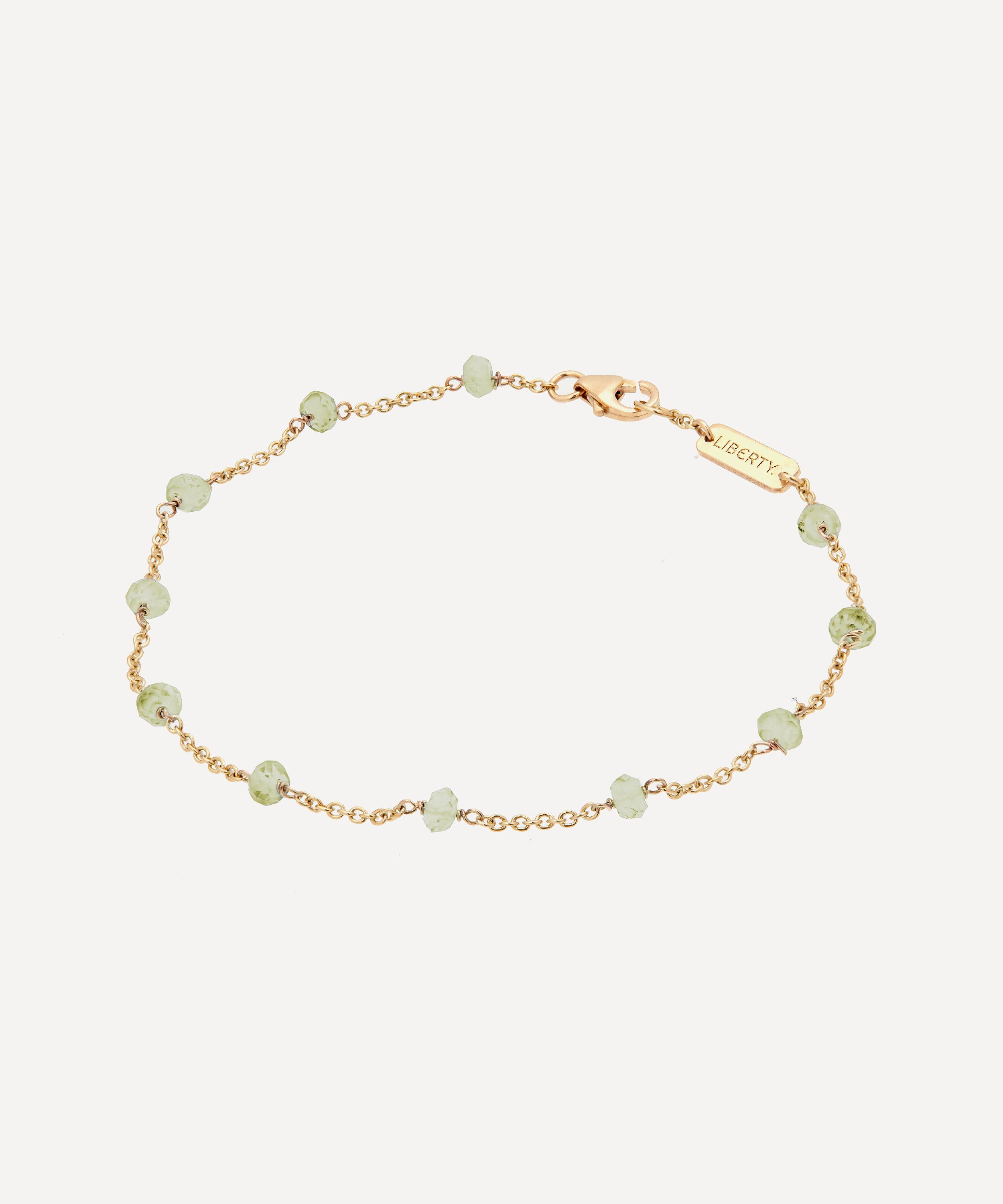 Liberty - 9ct Gold Pepper Peridot Bracelet image number 2