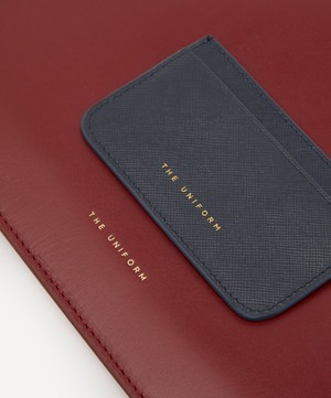 THE UNIFORM - Leather Laptop Case and Card Holder Set image number 4