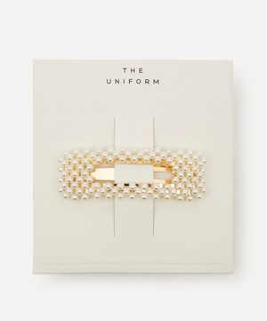THE UNIFORM - Faux Pearl Hair Clips Set image number 3