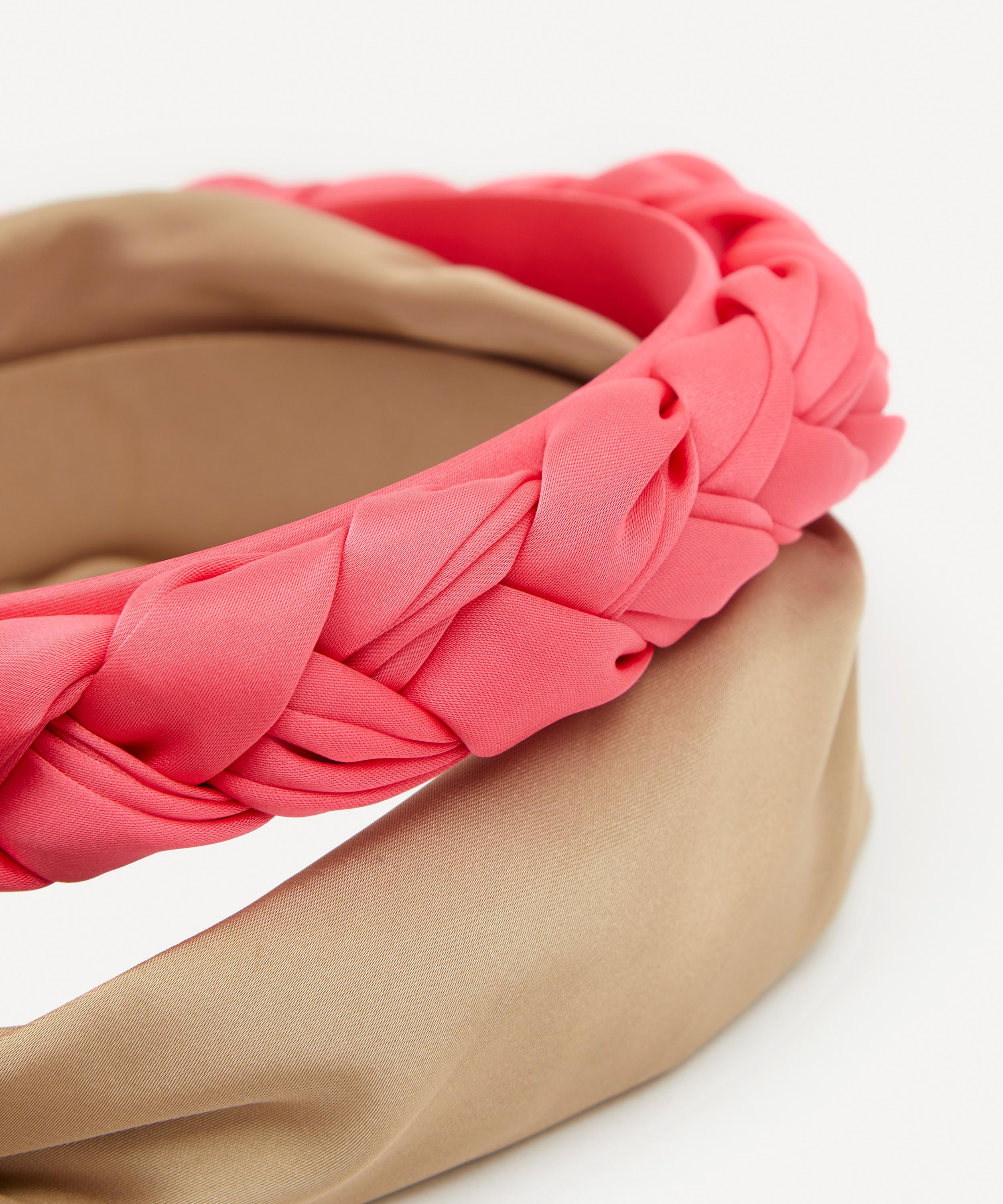 THE UNIFORM - Plaited Satin and Satin Scarf Headbands Set image number 5