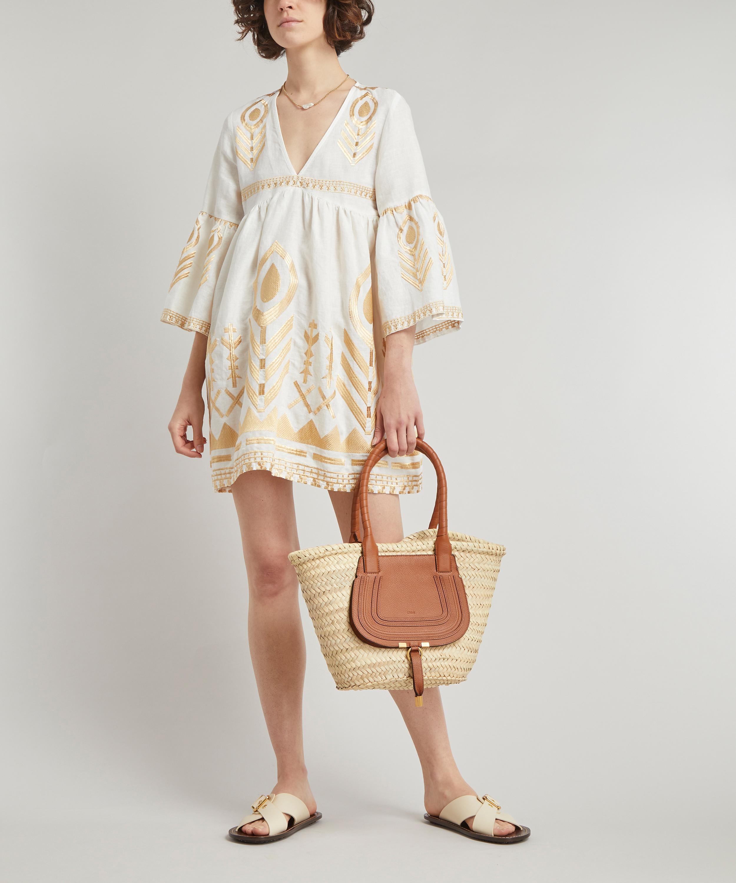 Kori - Linen Feather Mini-Dress image number 2