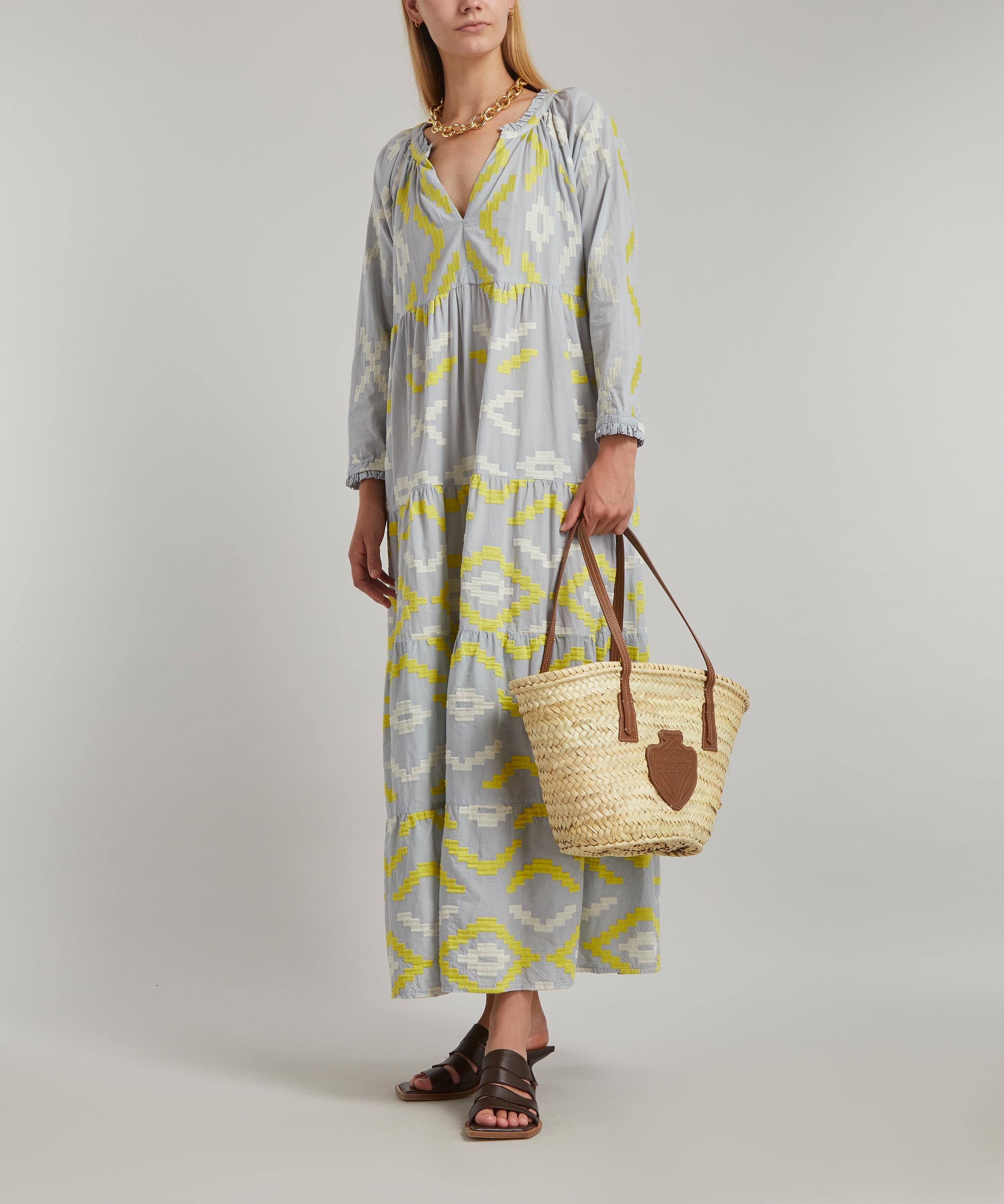 Kori - Geometric Embroidered Maxi-Dress image number 1