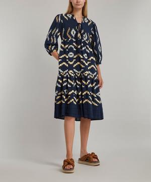 Kori - Geometric Embroidered Midi-Dress image number 2