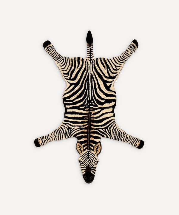 Doing Goods - Large Stripey Zebra Rug image number null