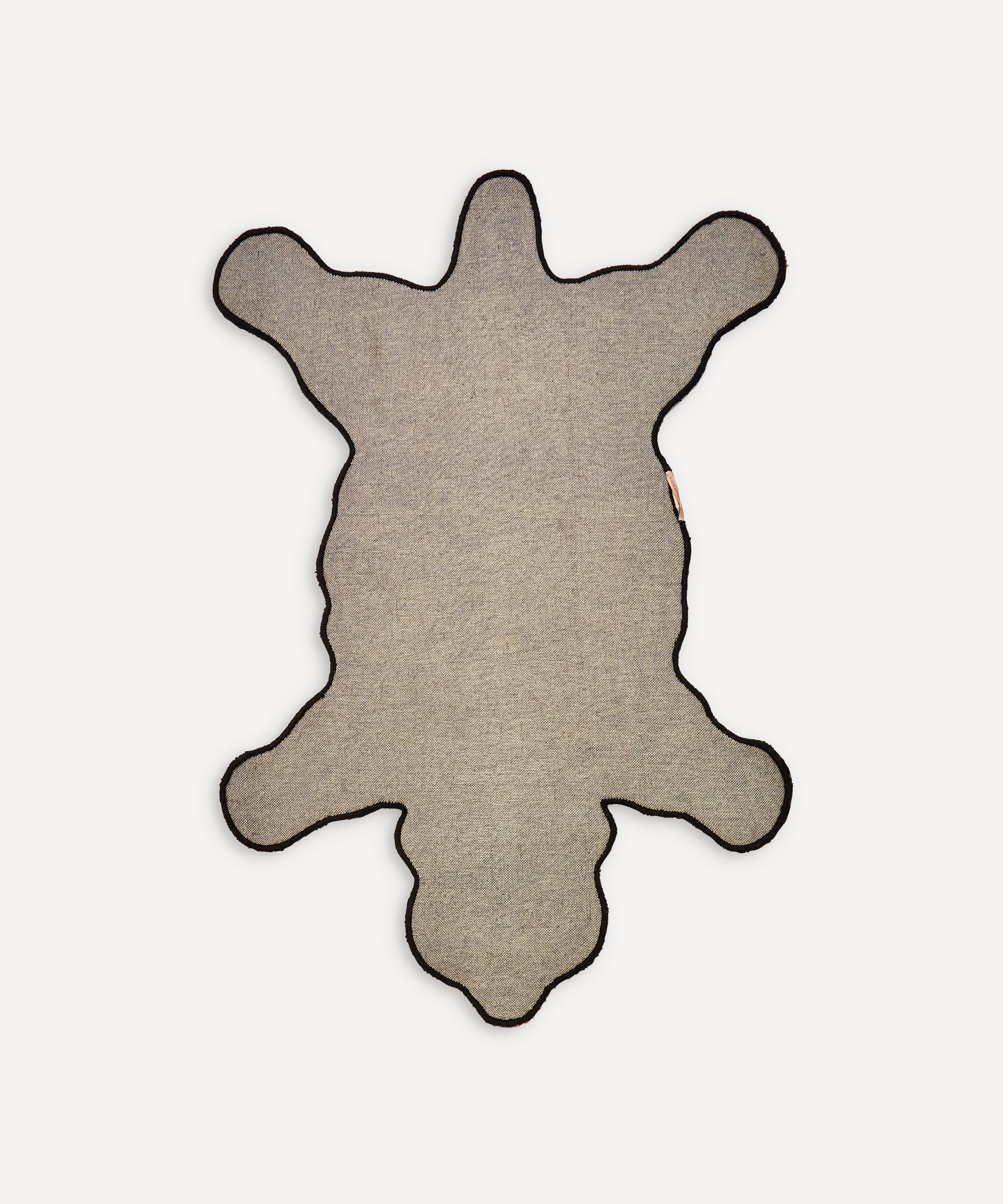 Doing Goods - Large Blooming Black Bear Rug image number 1