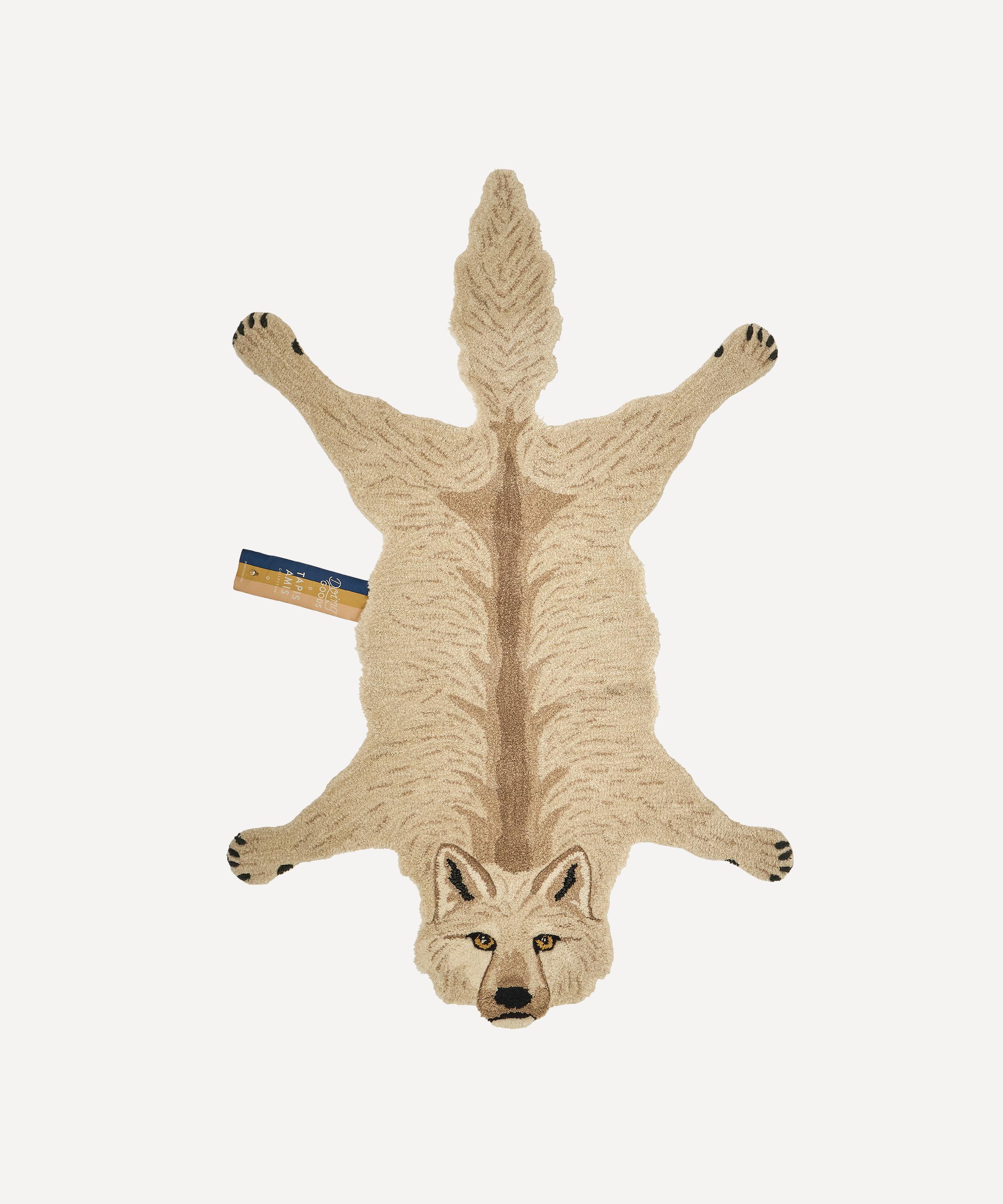 Doing Goods Large Woozy Wolf Rug | Liberty